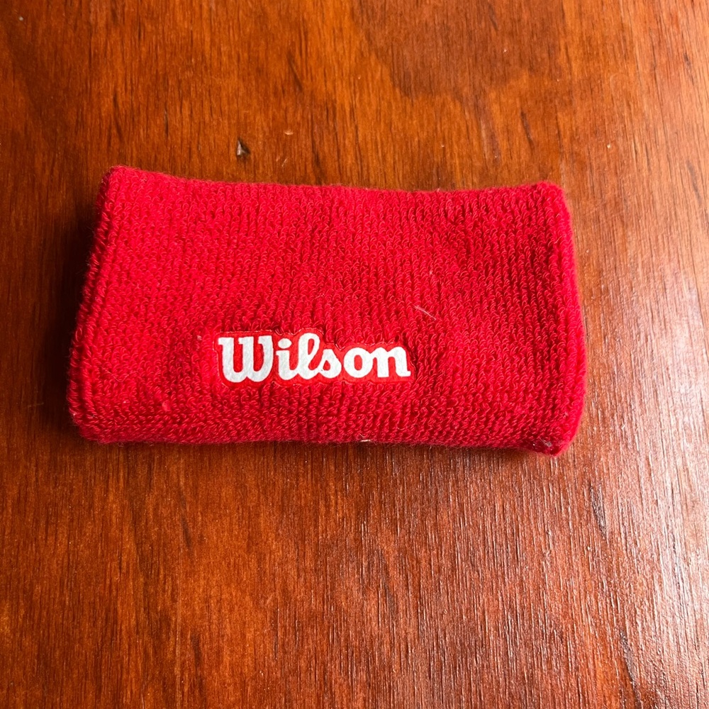 Wilson Scarlet Sports Wristband